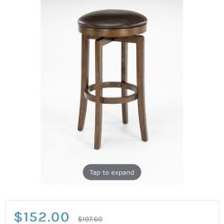 ONE (1) New BRENDAN BACKLESS COUNTER STOOL                      NO TRADES.     NO SHIPPING.  (EAST PALMDALE)    FINAL SELL     