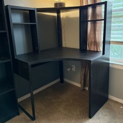 Black Ikea Corner Desk