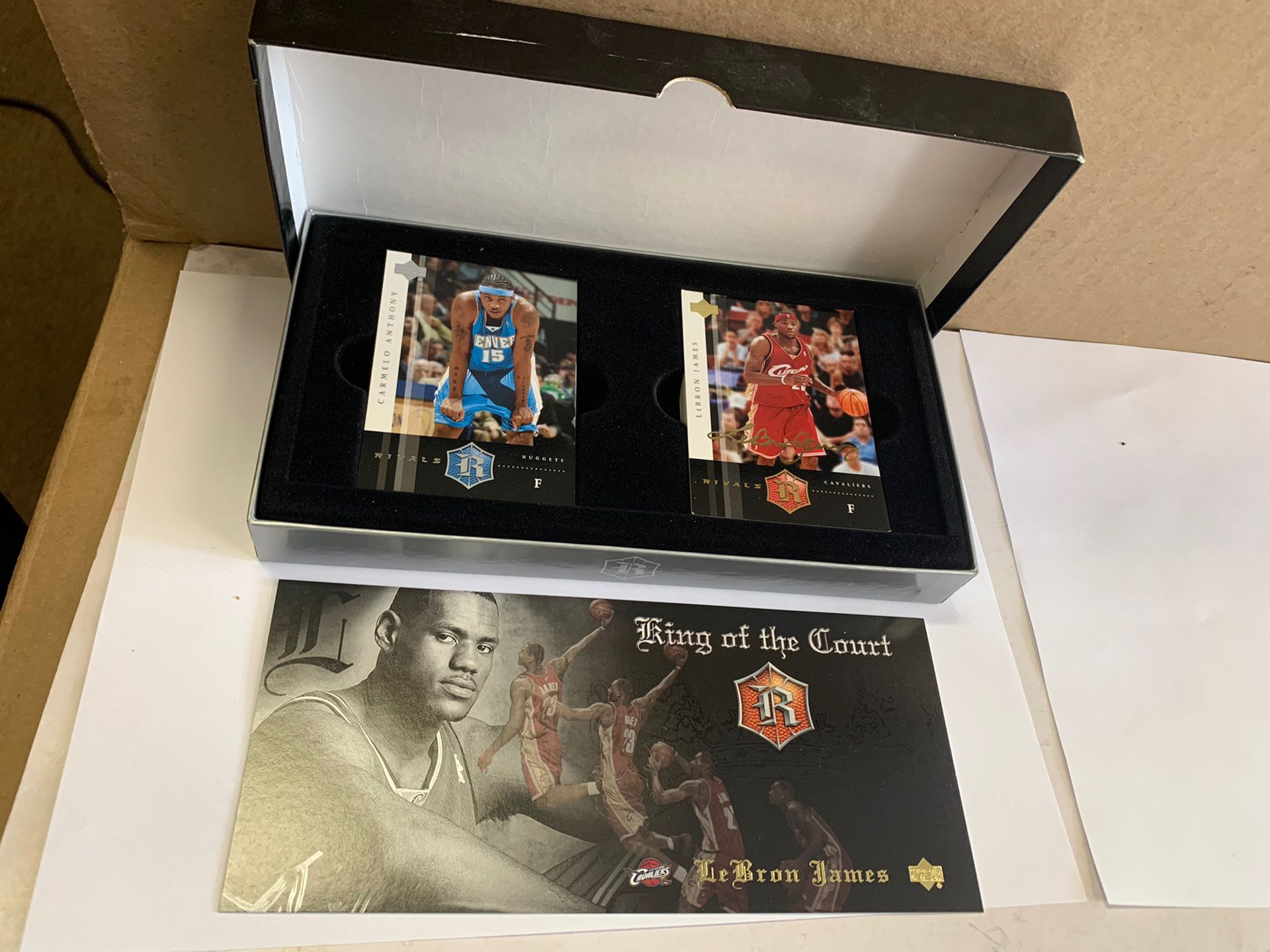 2004-05 Upper Deck UD Rivals LeBron James & Carmelo Anthony Box Set