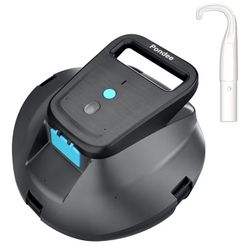 Pondee X1 Robotic Pool Vacuum, Cordless Pool Cleaner with 120-Min Runtime, Auto-Parking, 2.5h Fast Charging, for Above-Ground & Flat-Bottom Inground 