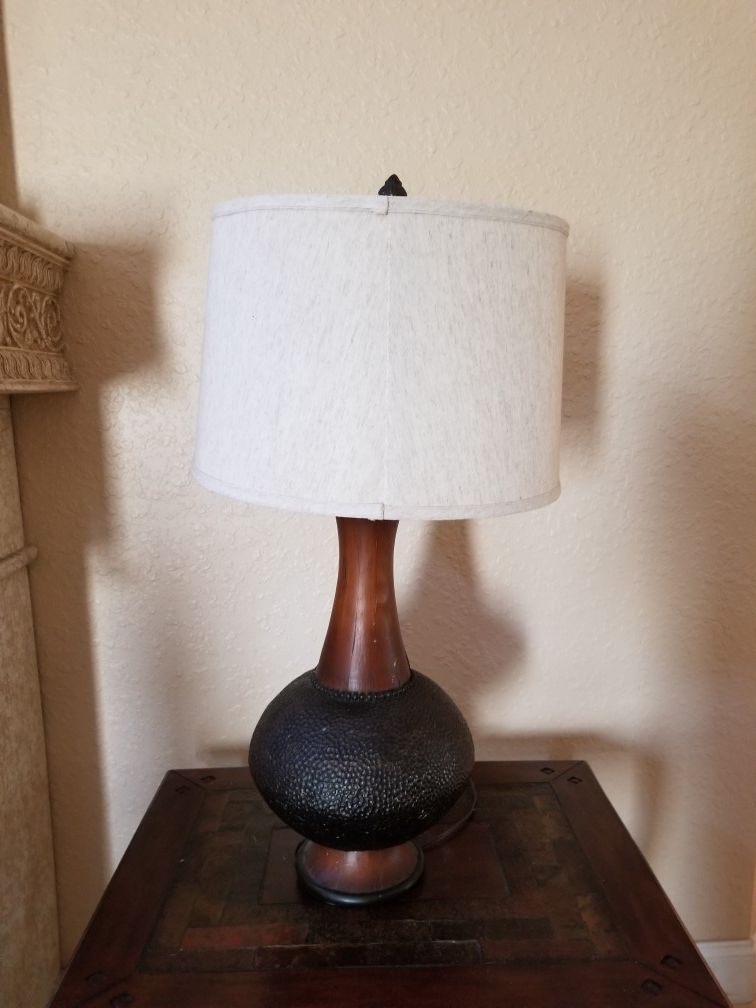 Lamp with shade