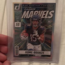 Rome Odunze Marvels Card donruss