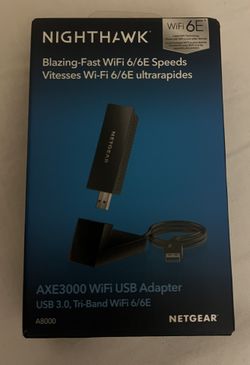 Nighthawk AXE3000 WiFi 6E USB 3.0 Adapter