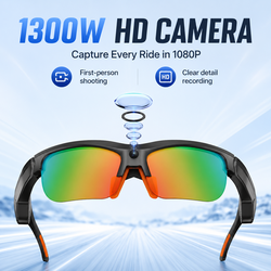 V8 Smart Cycling Glasses with Camera