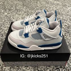 Jordan Retro 4 “Military blue” (Size 10.5M) | Brand New Deadstock