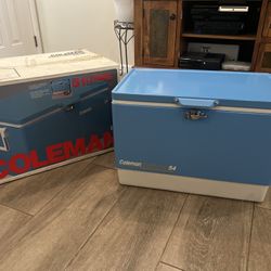 1990 Coleman Steelbelted 54Q Cooler