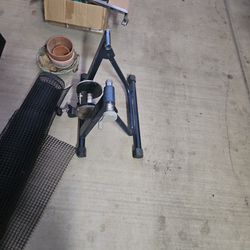 Bicycle trainer for indoors