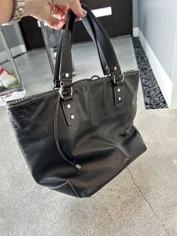 Kate Spade Black Pebbled Leather Tote