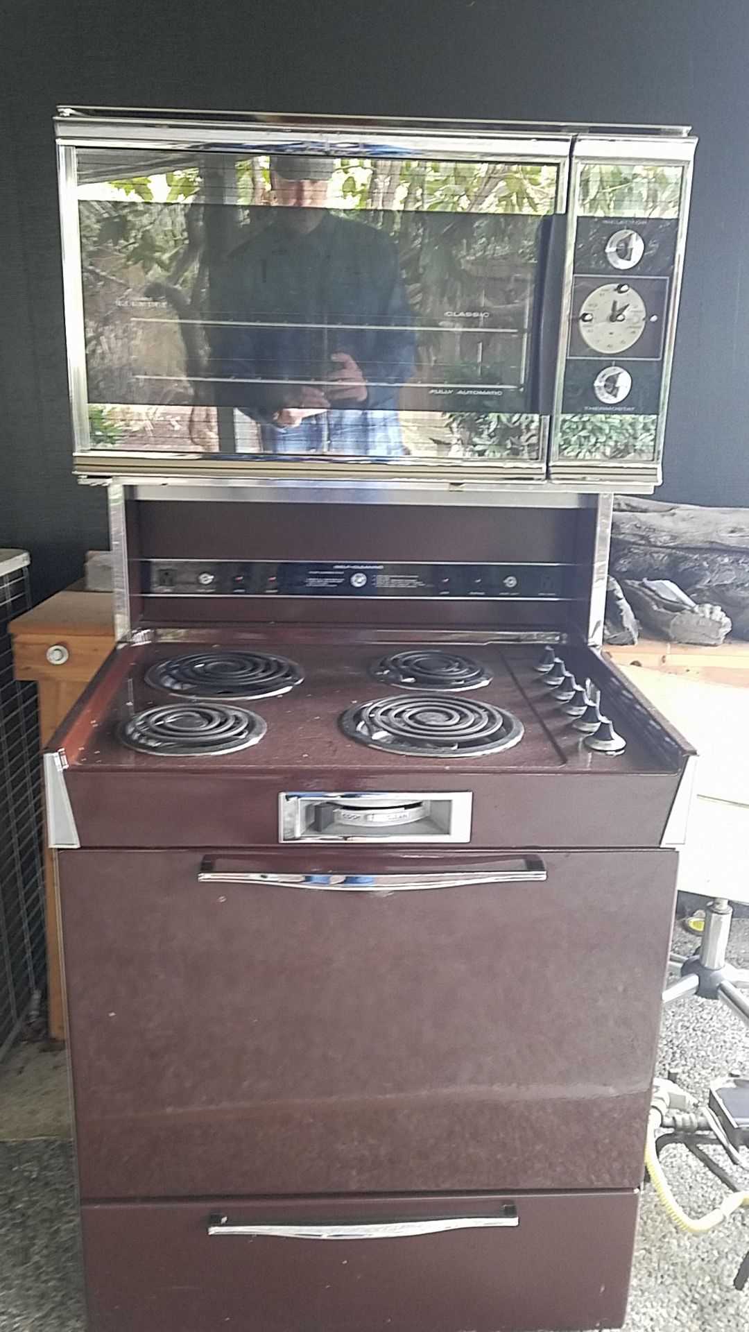 Classic Sears Kenmore double oven and stove