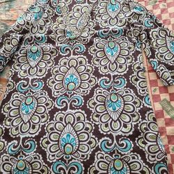 Tunic Top Sz XL Crystal Detail Showstopper