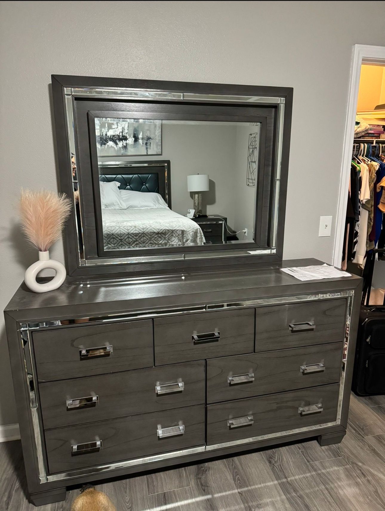 Dresser With Led Mirror