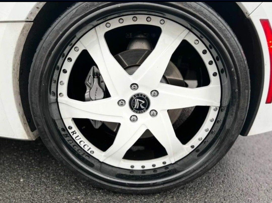 Forged, Staggered, 5x120, 20x22" RIMS & TIRES