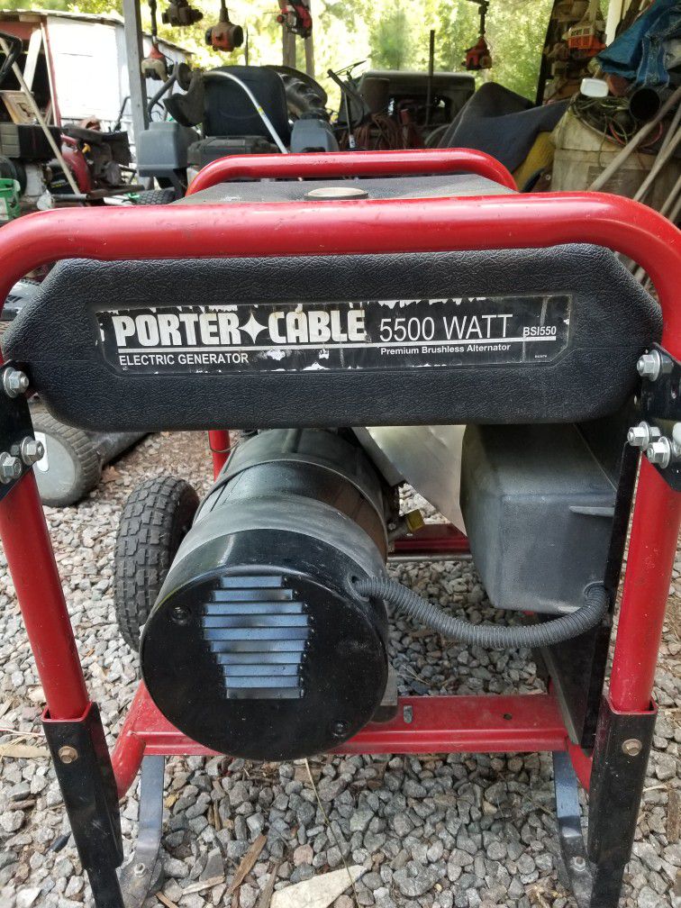Porter Cable Generator 5500 Watts