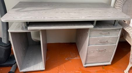 Gray office Desk