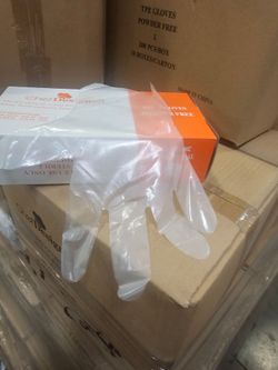 TPE CLEAR GLOVES 200 GLOVES