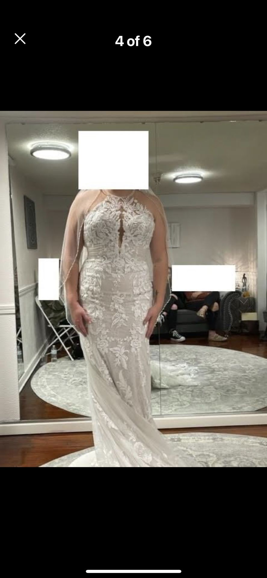 Mori Lee Halter Wedding Dress - benaras.co