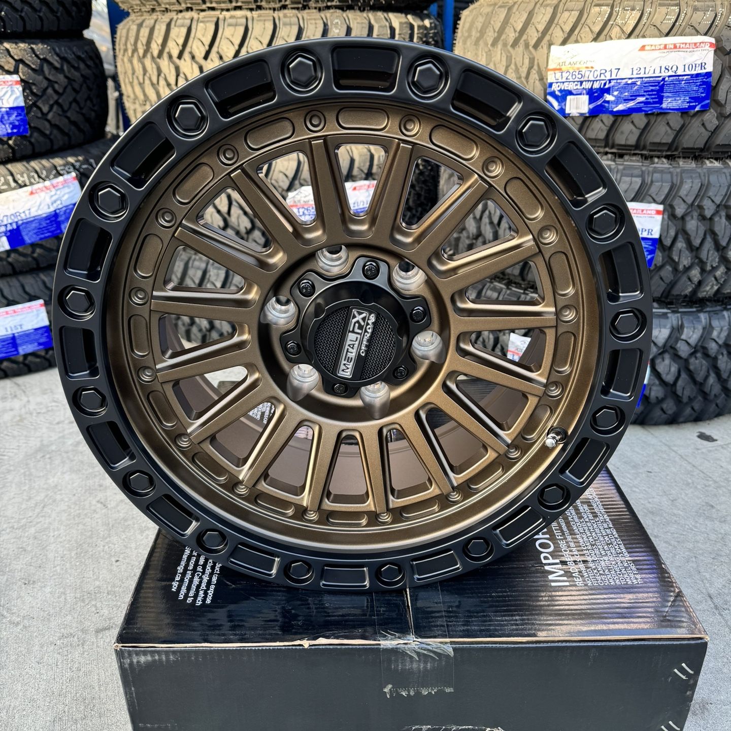 Bronze 17 Inch Wheels And Tires Available 6x139.7 Chevy GMC Toyota Ford Nissan And More 