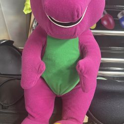 Talking Barney Doll. 12” 1996 Hasbro play school