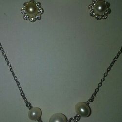 Sterling silver necklace. New