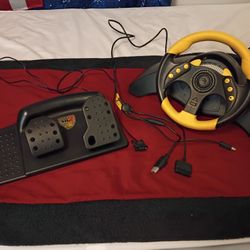 2005 Madcatz Model 6320 Racing Controller For Video Console 