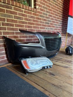Bumper and headlights Chrysler 300 s 2014