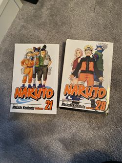 Naruto Volume 21 And 28