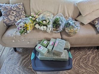 Fake Flowers &  Foam - Arts & Craft