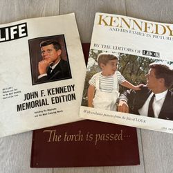 John F. Kennedy 3-Pack: LIFE Memorial Edition, Kennedy & His Family & Torch Is Passed 