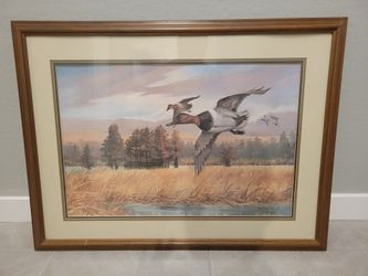 Limited Edition "Coming Down The Alley" Ralph J. McDonald Signed Framed Print 146/950