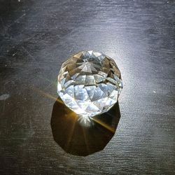 Swarovski faceted crystal ball