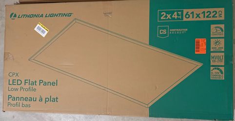 New Lithonia 2×4 LED Panel - 3 Available