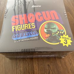 Super7 Toho Shogun Godzilla Blind Box Flat 12 Pack Series 3 Toy Figure 3 3/4”