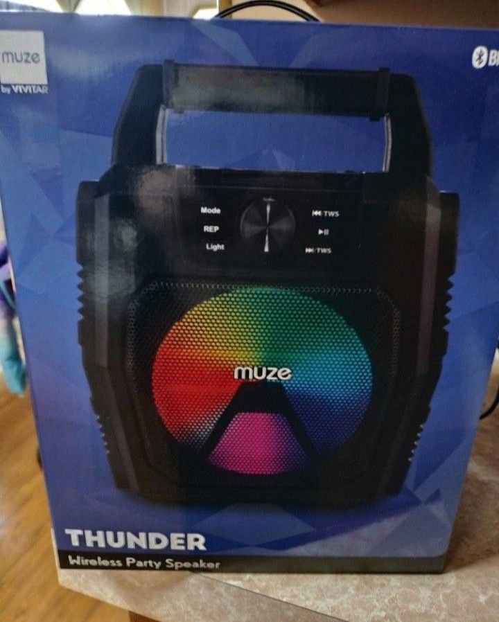 New Muze Wireless Bluetooth Light-up Party Speaker