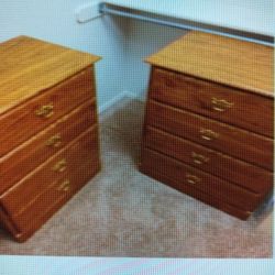 2 Wooded Dressers