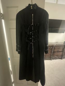 Gothic Reaper Trench Coat Halloween