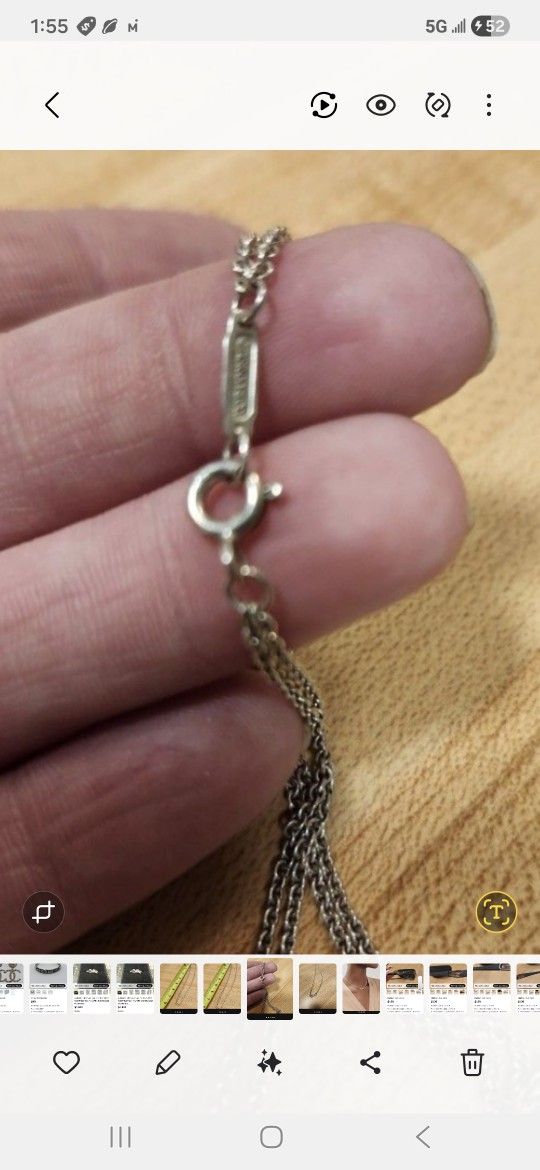 Tiffany Infinity Necklace 