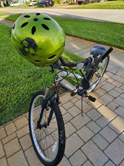 Woman's Bicycle & Helmet
