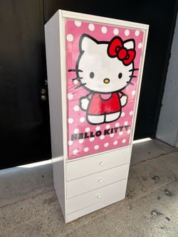 Hello Kitty wardrobe dresser