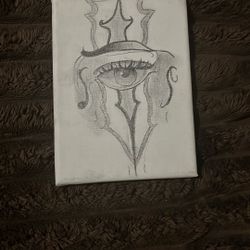Eye S Canvass Drawing (Self Made)