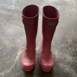 Kids Pink Hunter  Boots 