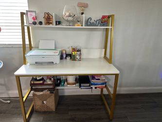 Desk with chair