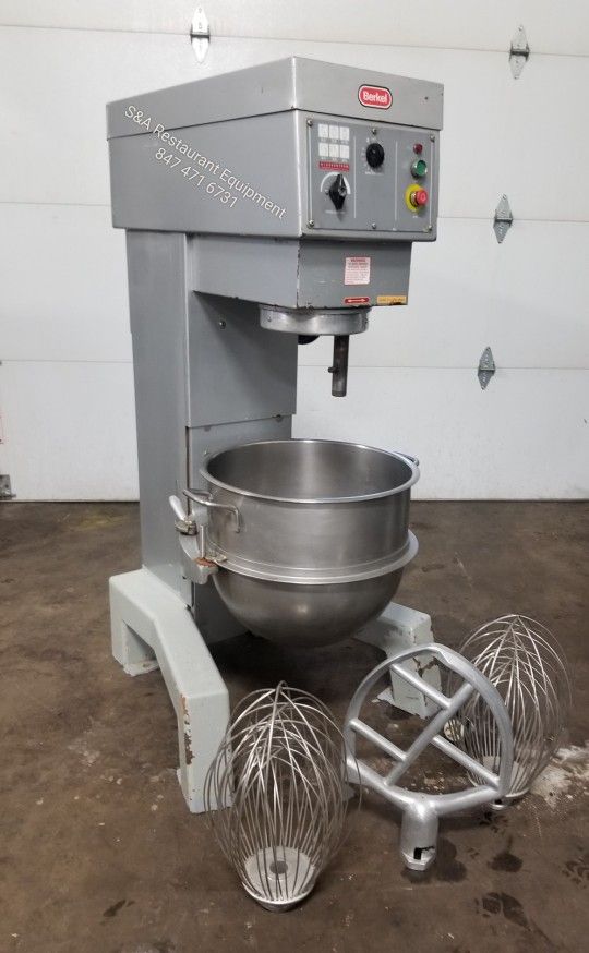 Berkel 60 Quart Mixer Commercial Restaurant Bakery Pizzeria Pizza Donut Dough Mixer Berkel Crypto Peerless LTD