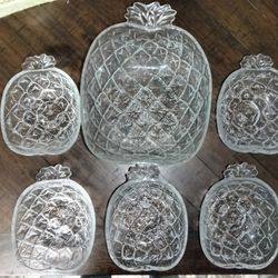 1970's Pineapple Bowl Set 