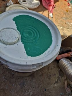 Pintura Nueva Color Verde Exterior $85. Barata Especial 