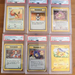 Vintage Pokemon PSA Slabs 