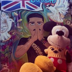 Signed “Fakemink” Painting On Tour 