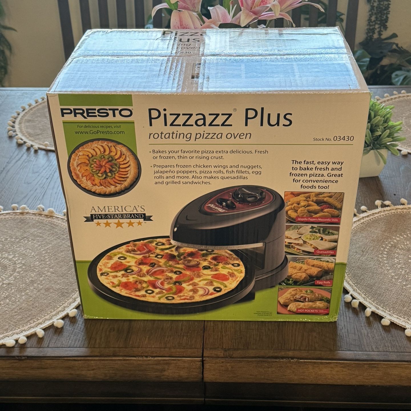 Presto - Pizzazz Plus - Rotating Pizza Oven