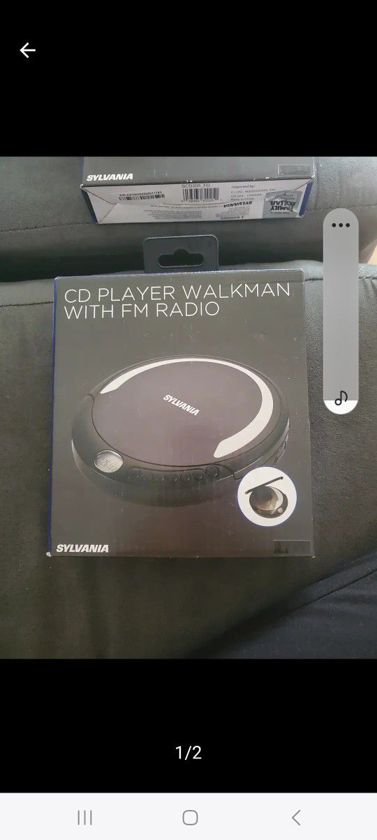 Cd Player Walkman With Fm Radio 