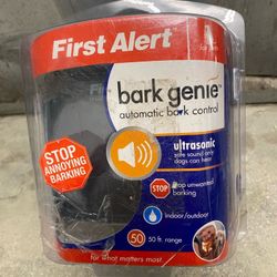 First Alert Bark Genie Automatic Ultrasonic Bark Deterrent Device *Open Box*