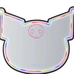 Kuromi neon rgb wall mirror